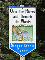 over the rivers sign graphic